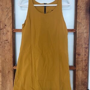 Youer Yellow Sleeveless Dress